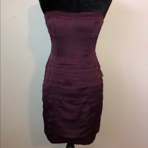 Express Purple Satin Dress
